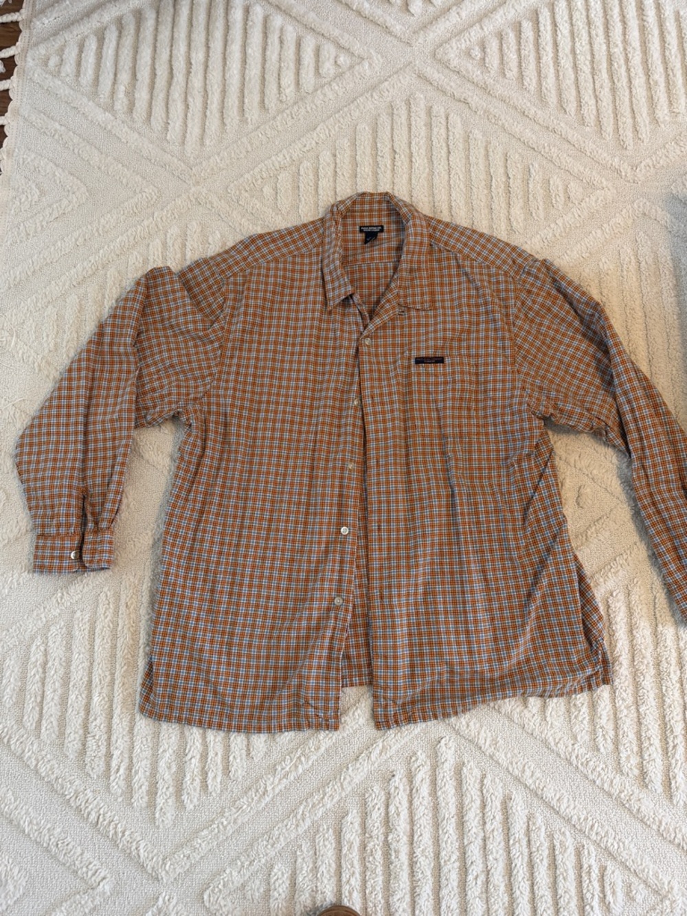 90’s Vintage Polo Jeans Company Button-Up Plaid Shirt